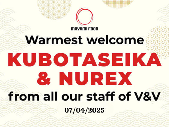 Kubota Seika & Nurex sang thăm Mayumi Food
