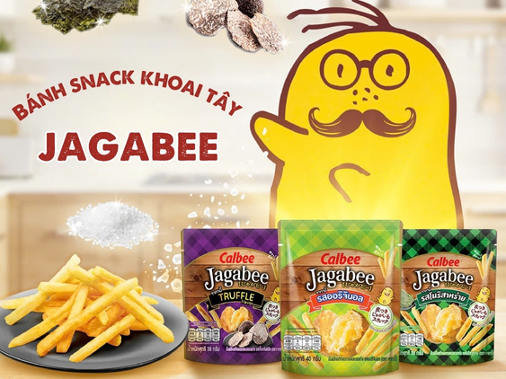 Bánh snack khoai tây Jagabee có gì khác biệt?