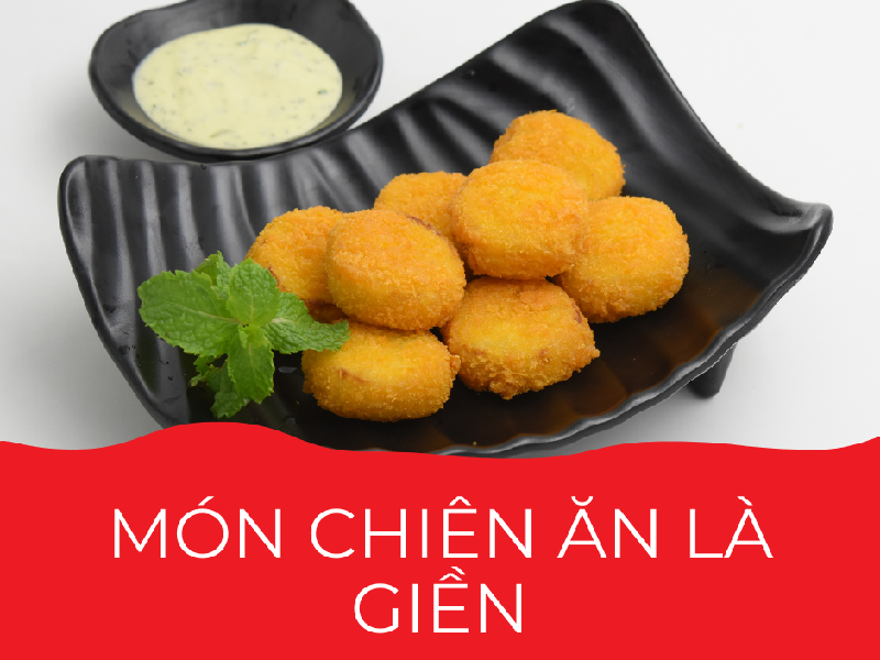 Các món chiên đãi tiệc đơn giản, ngon mà lại dễ làm
